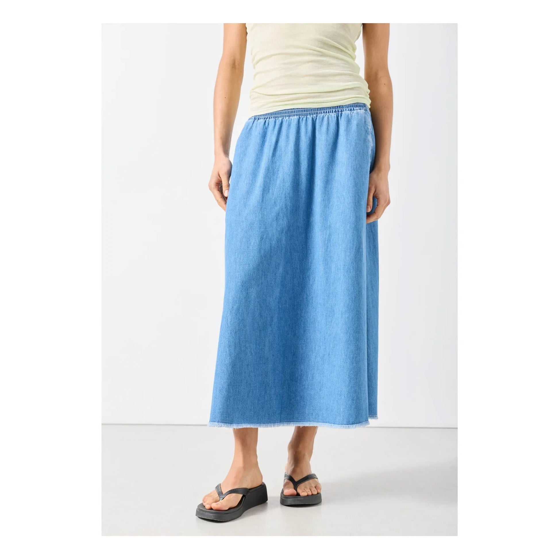 American Vintage - Izeway Cotton skirt | Blue