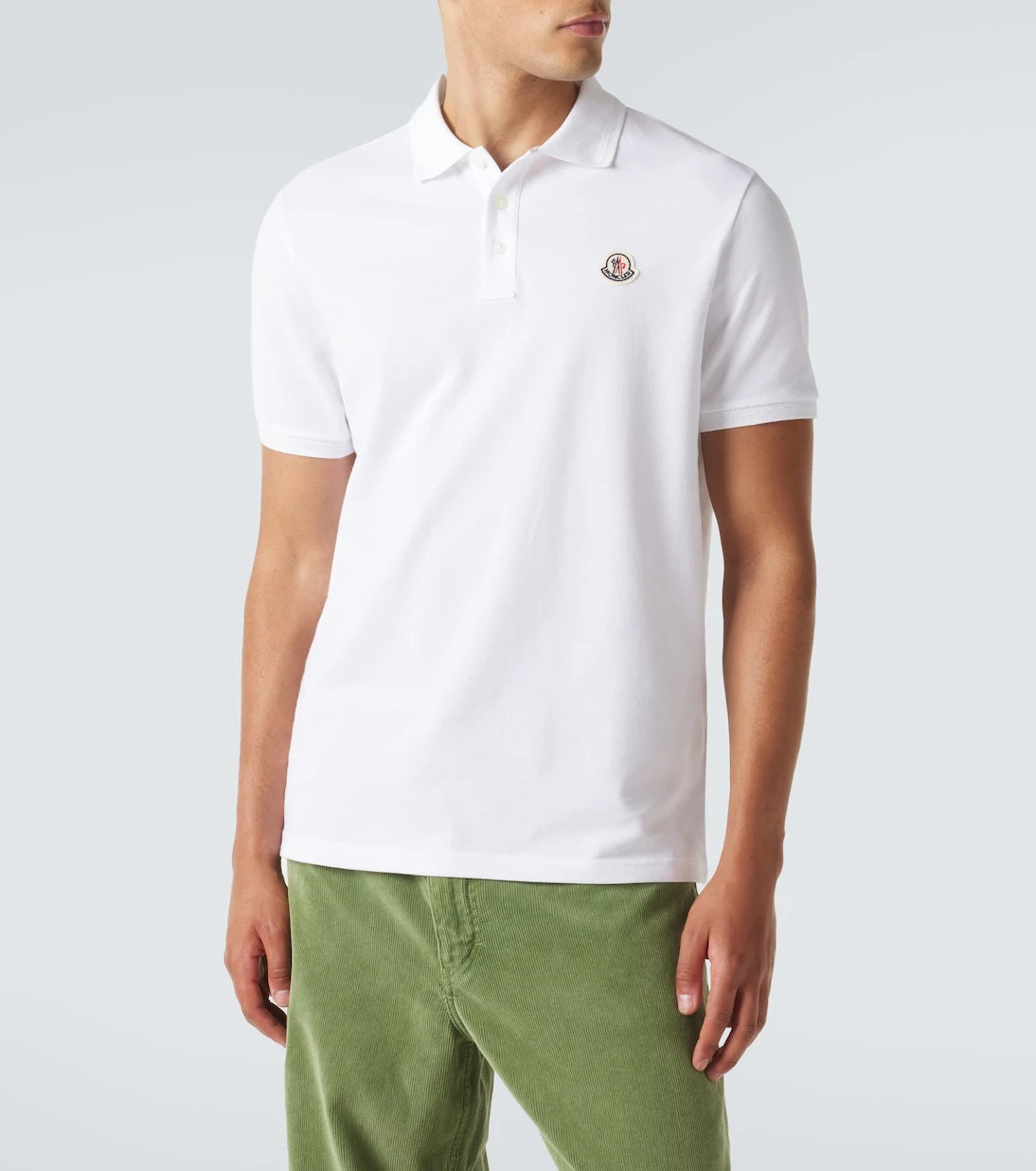 Moncler - Cotton piqué polo shirt