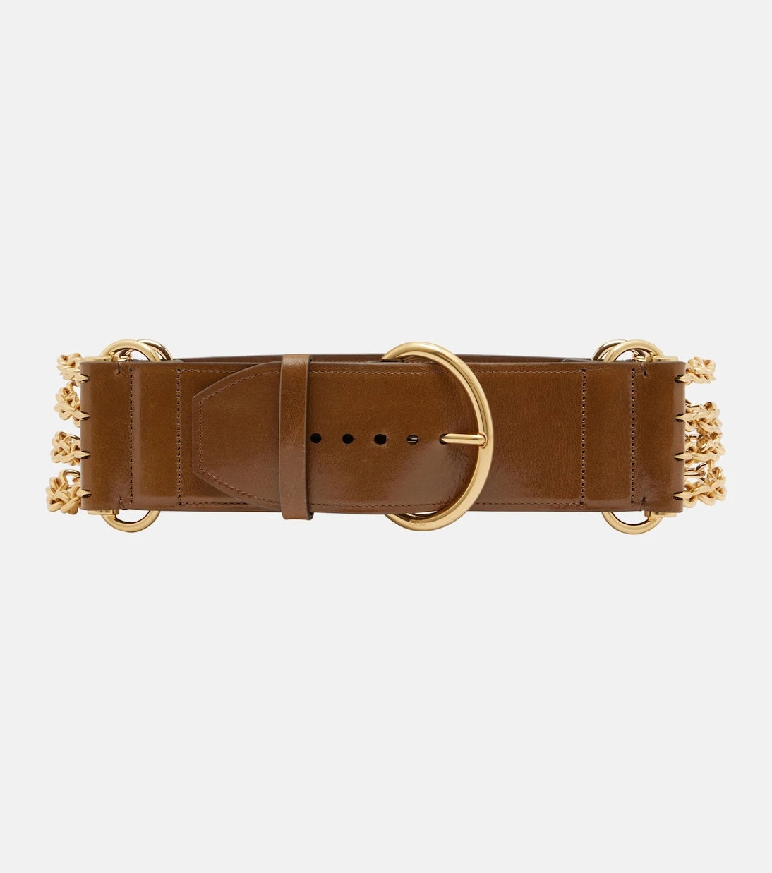 Chloé - Chloé Camera Chain leather belt
