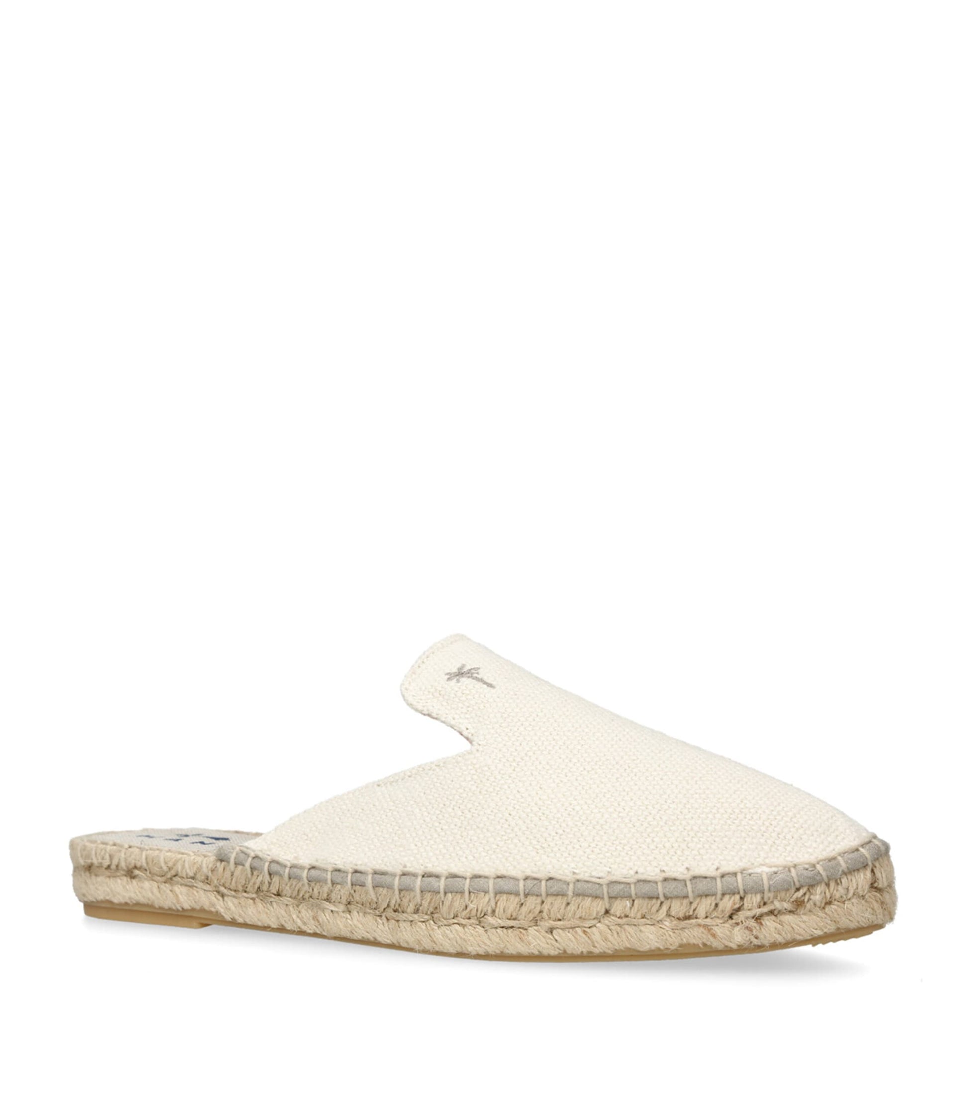 Manebi White La Havana Espadrille Slippers