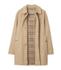 Burberry Yellow Cotton Camden Heritage Short Car Coat