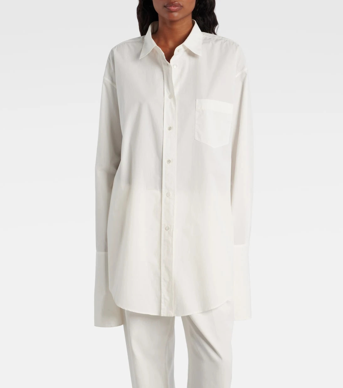 The Row - Ment cotton poplin shirt