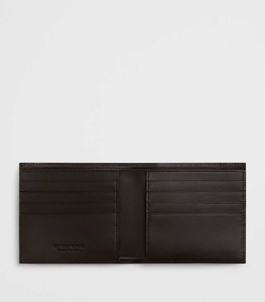 Bottega Veneta Leather Intrecciato Bifold Wallet