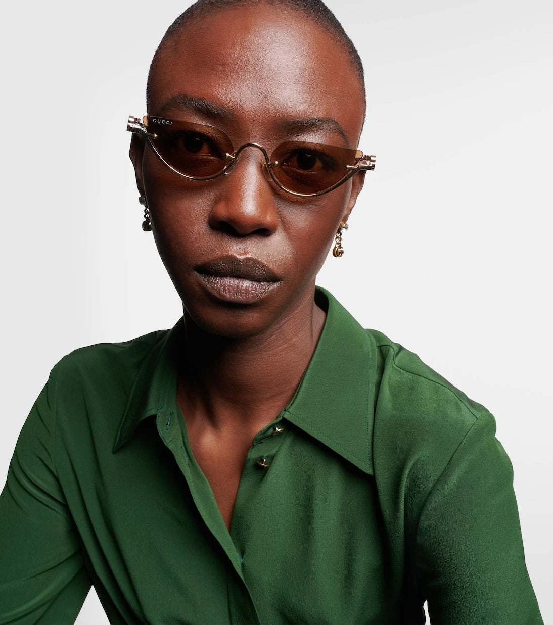 Gucci - Double G cat-eye sunglasses