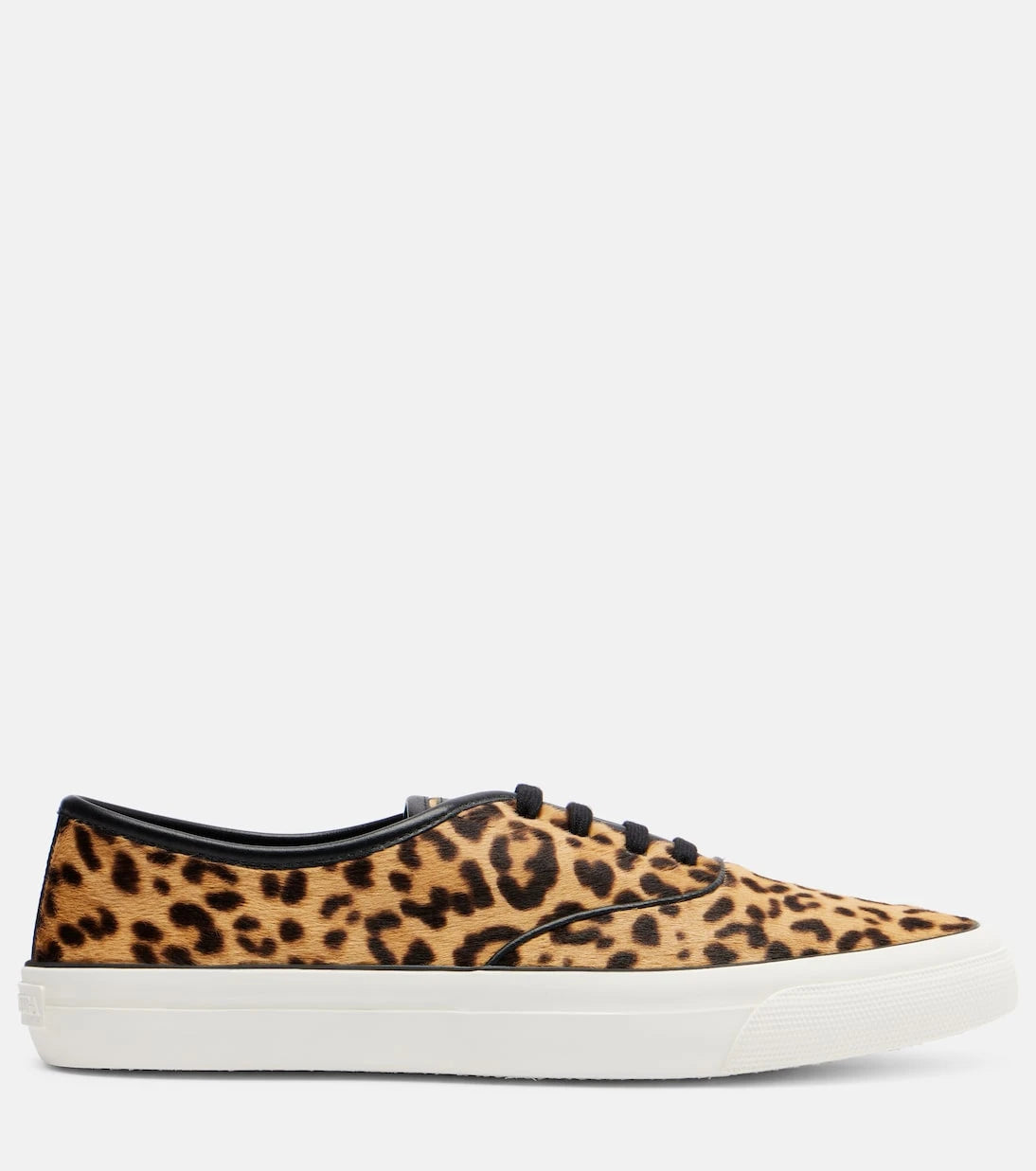 Aquazzura - Minimalist animal-printed leather sneakers