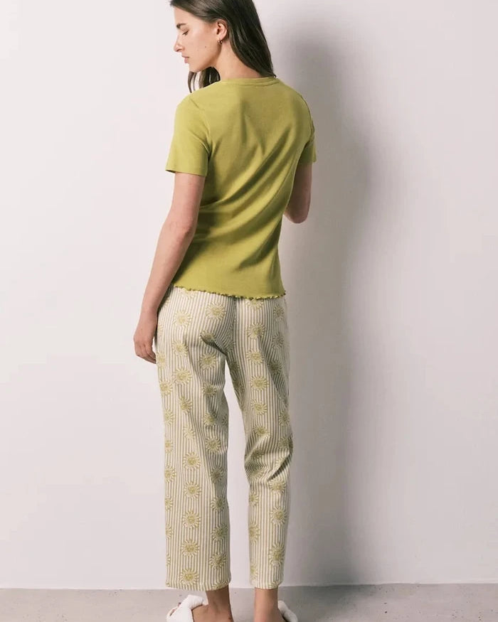 women'secret iki parçalı pamuklu kadın pijama seti