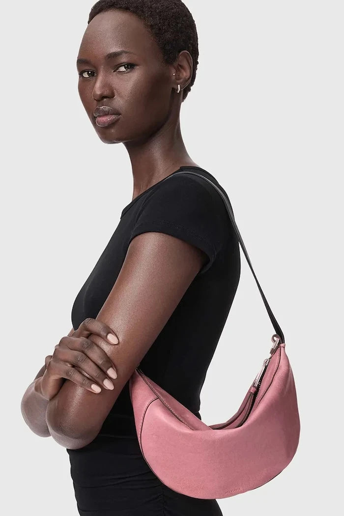 AllSaints чанта crossbody дамска от кожа