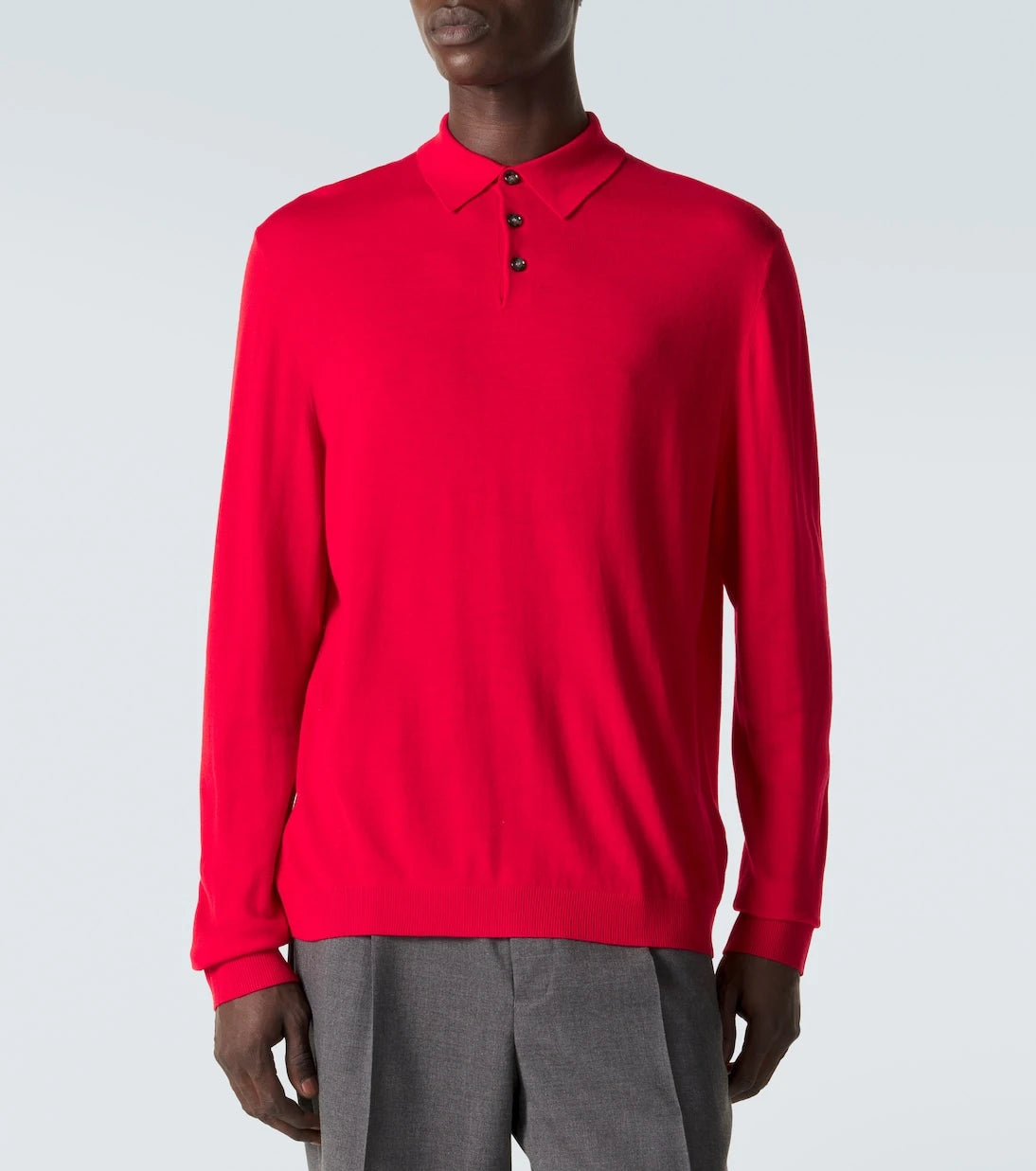 Allude - Virgin wool polo shirt