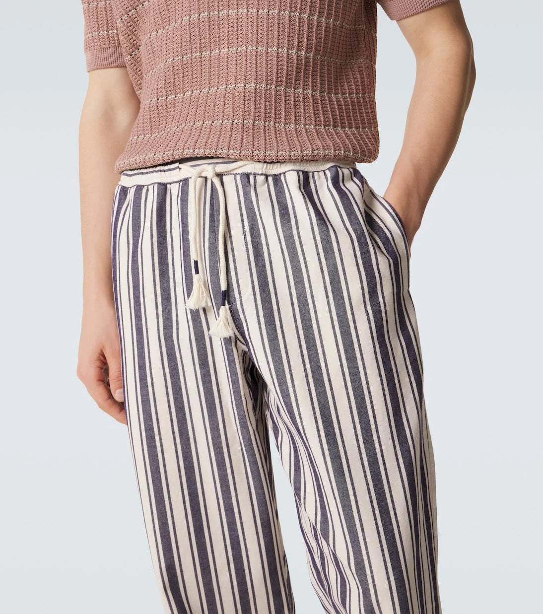 Orlebar Brown - Sonoran striped cotton straight pants