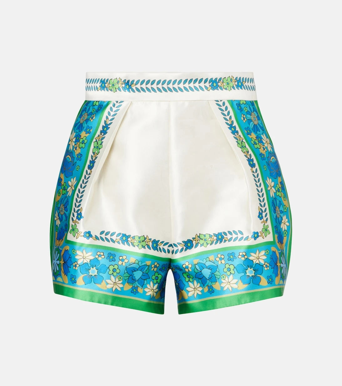 Alémais - Vivianna printed high-rise shorts