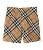 Burberry Kids Cotton Poplin Check Shorts (3-12 Years)
