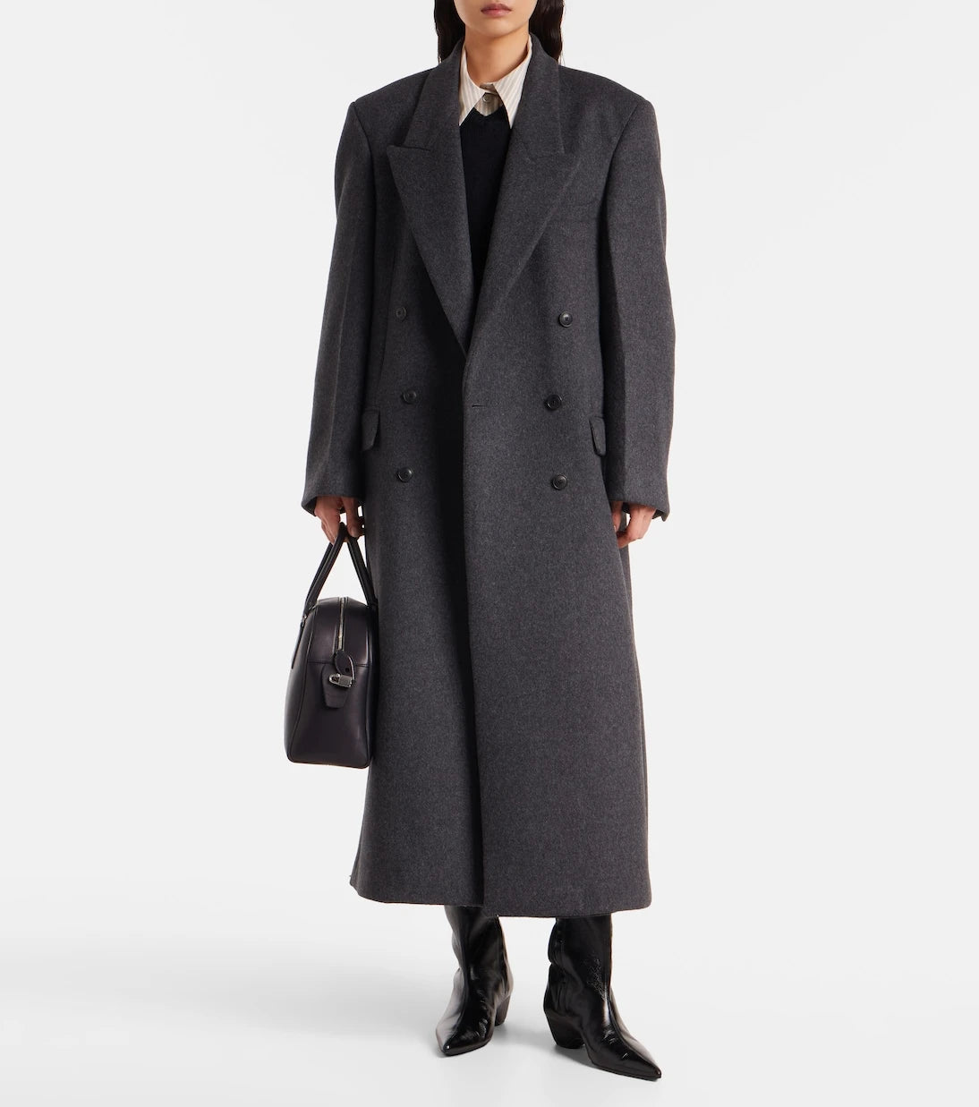 Róhe - Double-breasted wool-blend coat