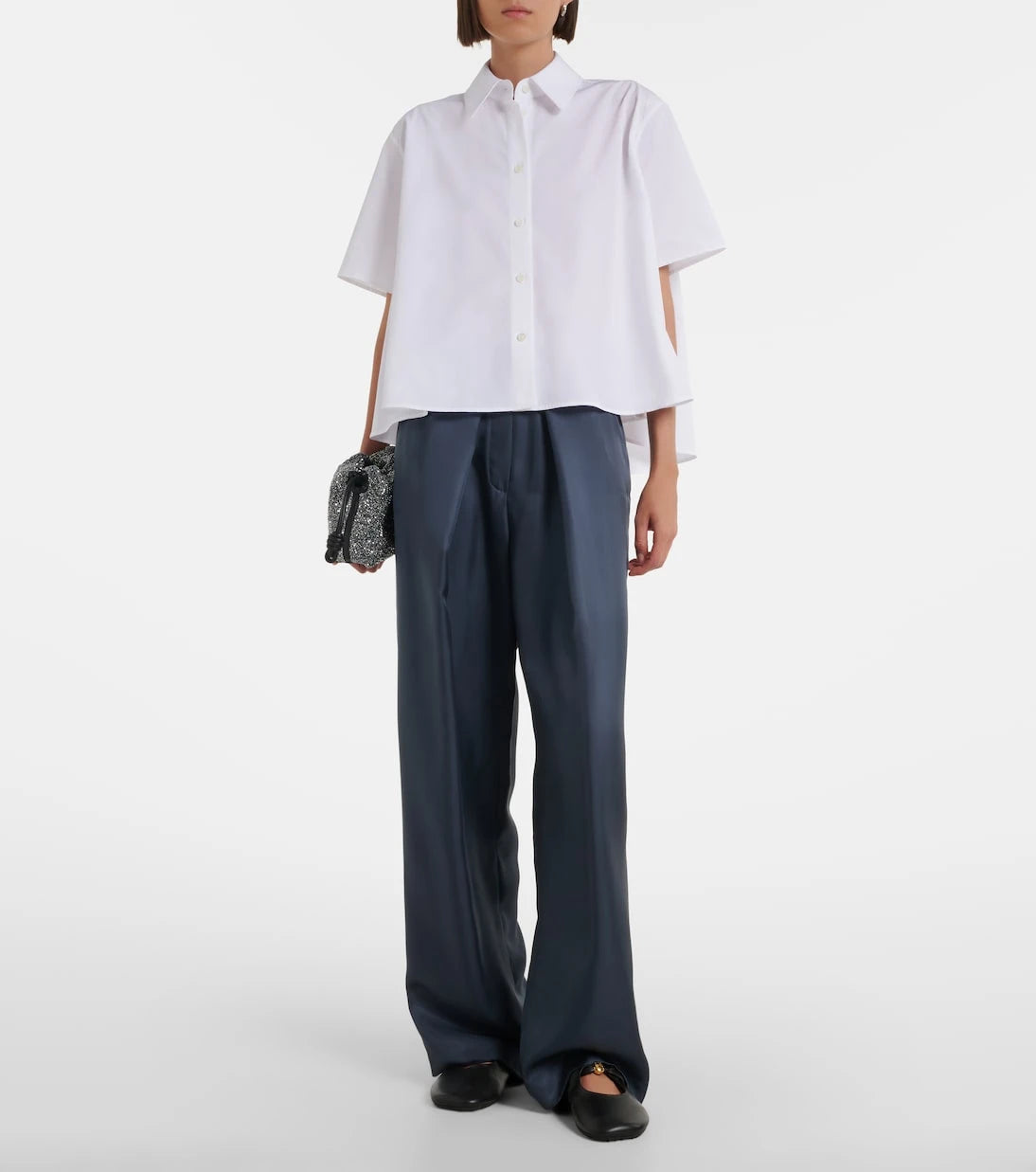 Loewe - Pebble Soft leather mules