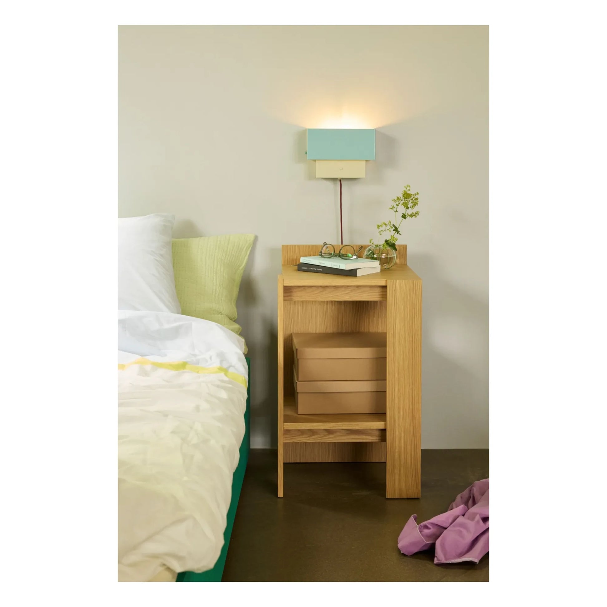 Hübsch - Arte wall lamp | Blue
