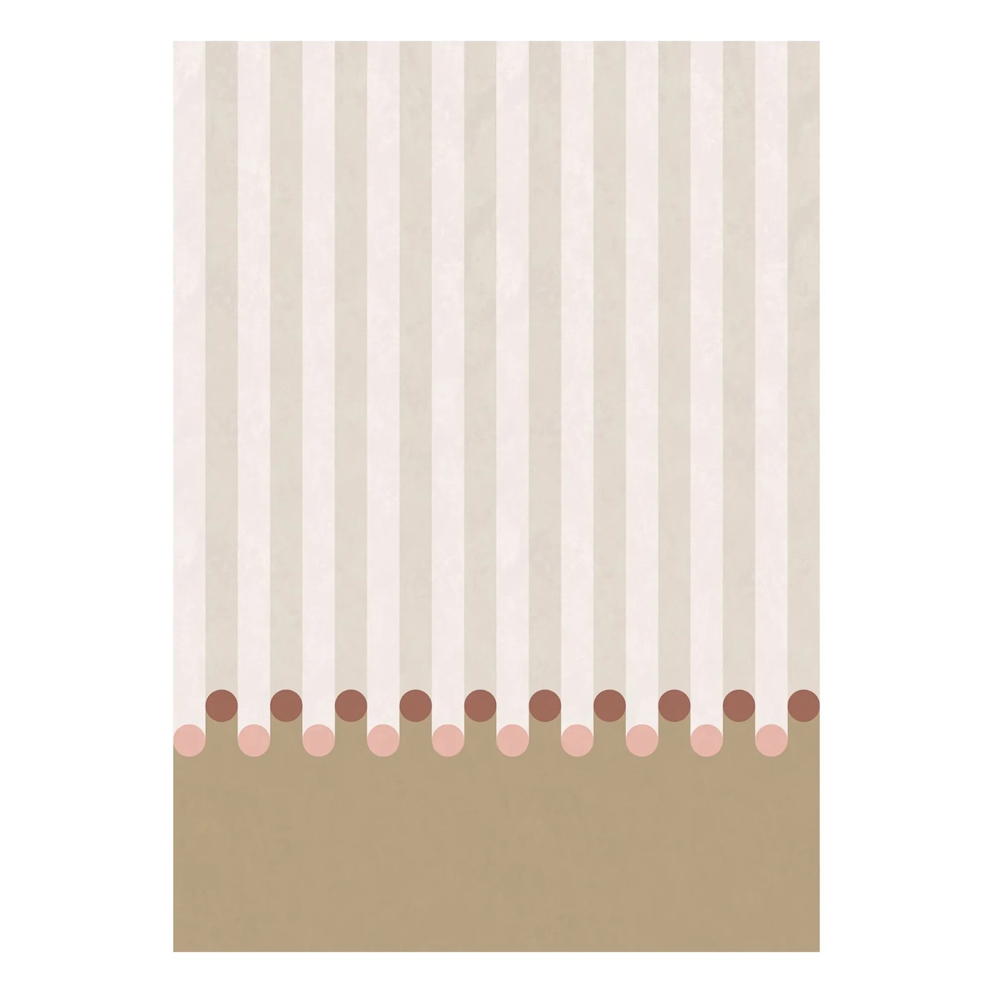 Edito - Dott wallpaper - 4 lès | Beige