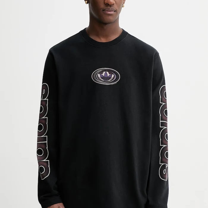 adidas Originals pamuklu uzun kollu bluz