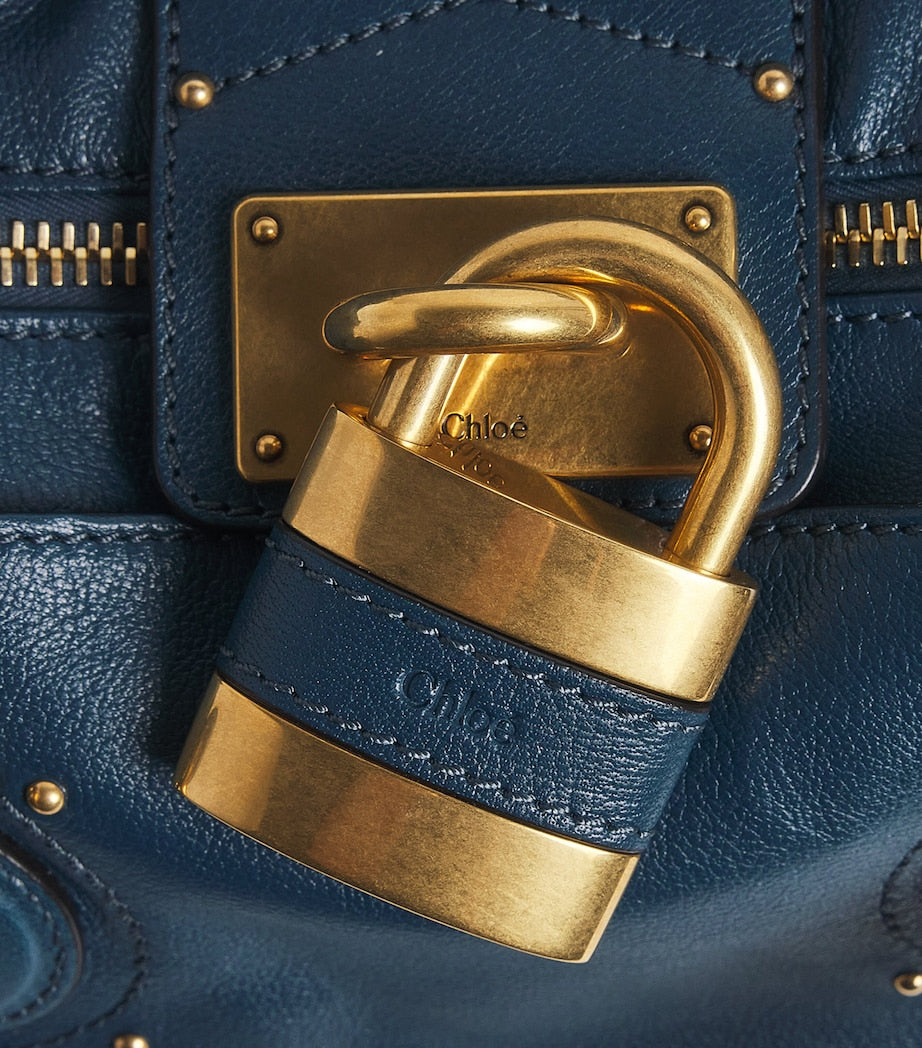Chloé Leather Paddington Top-Handle Bag