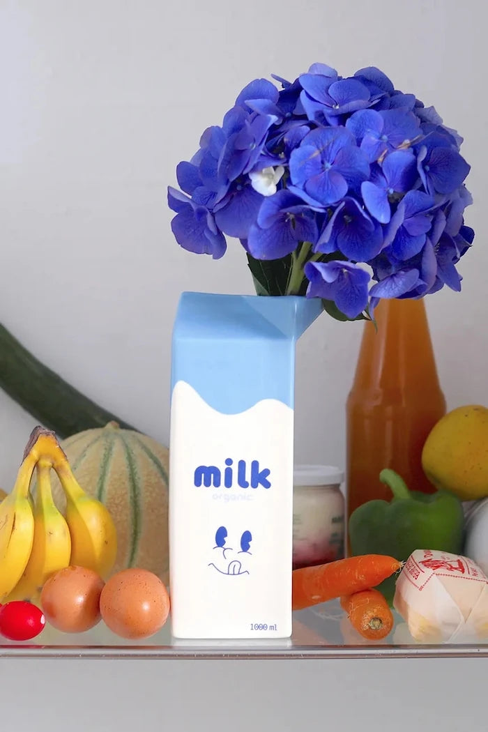 Fluid Market Milk Dekoratif Vazo