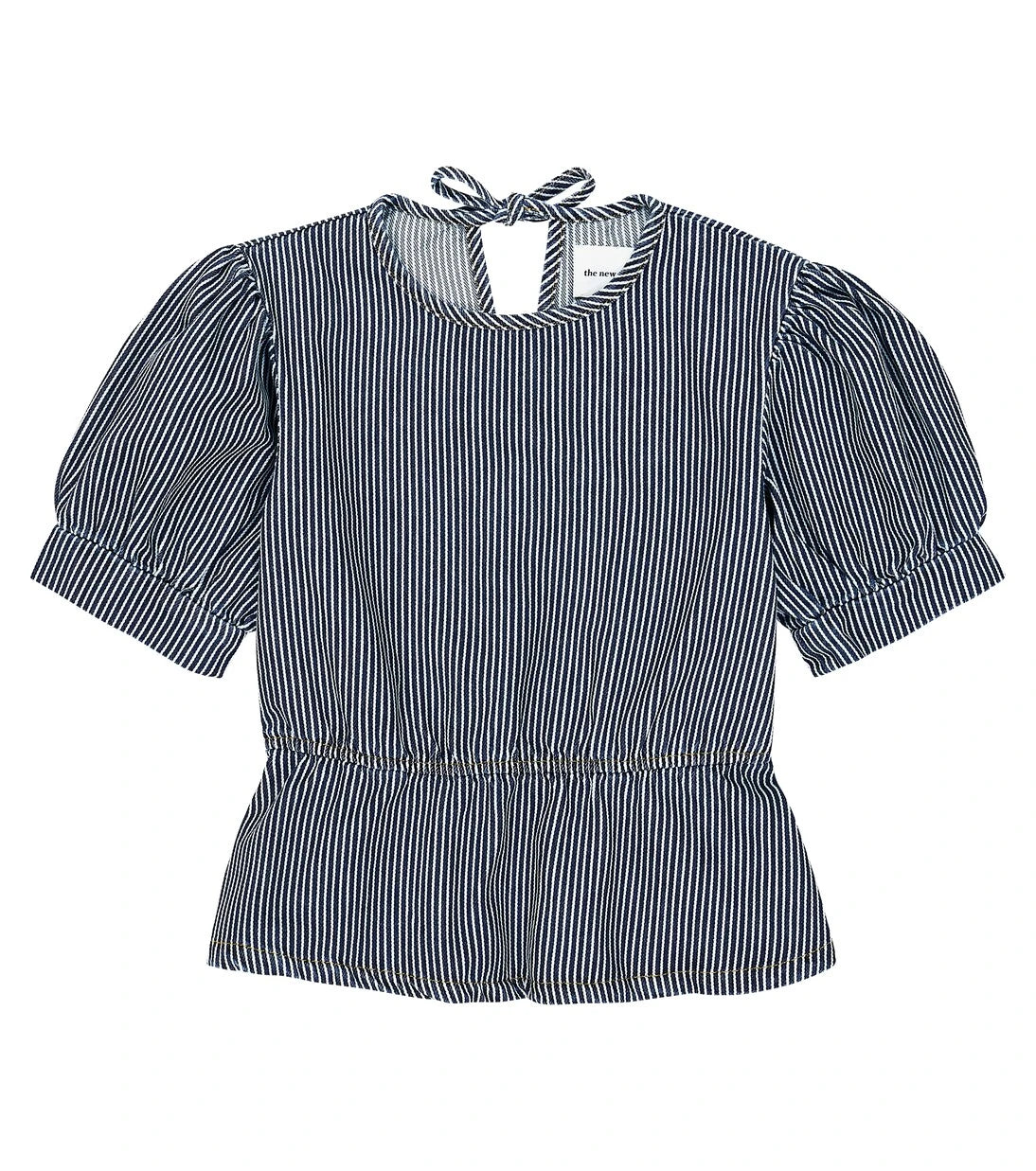 The New Society - Ventura striped denim top