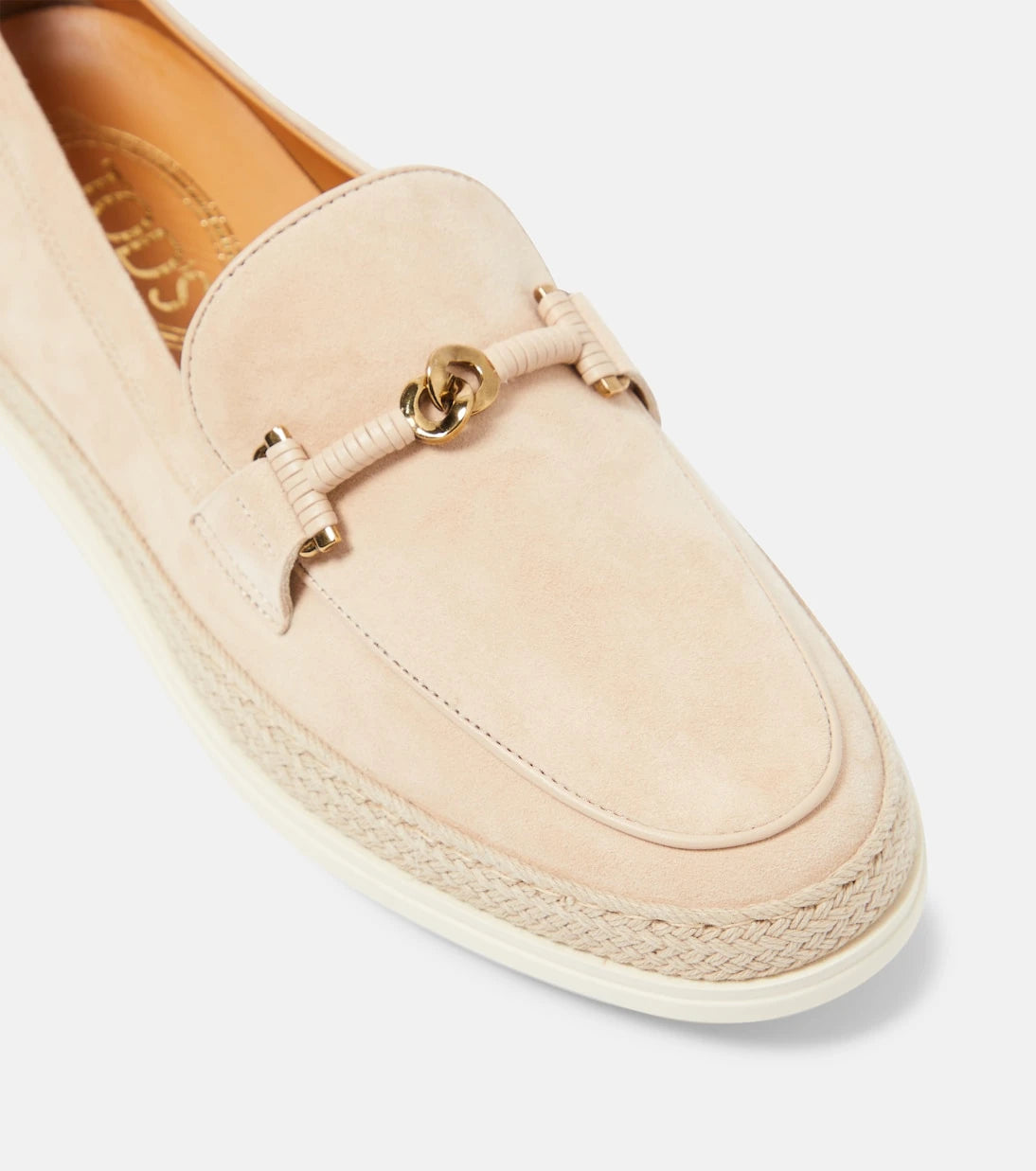 Tod's - T Ring suede loafers