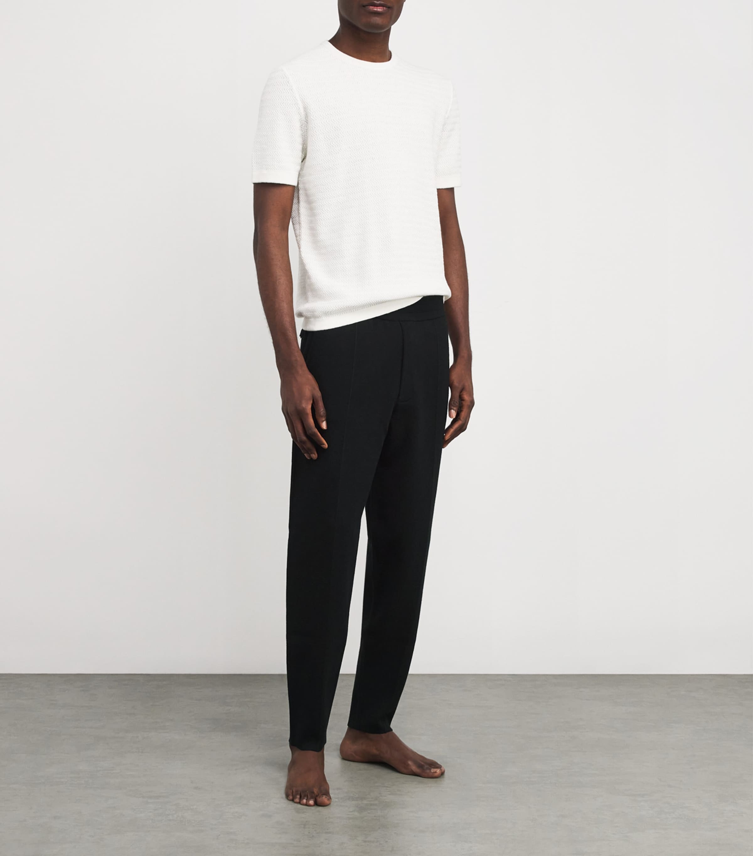 Merino Wool-Blend Trousers