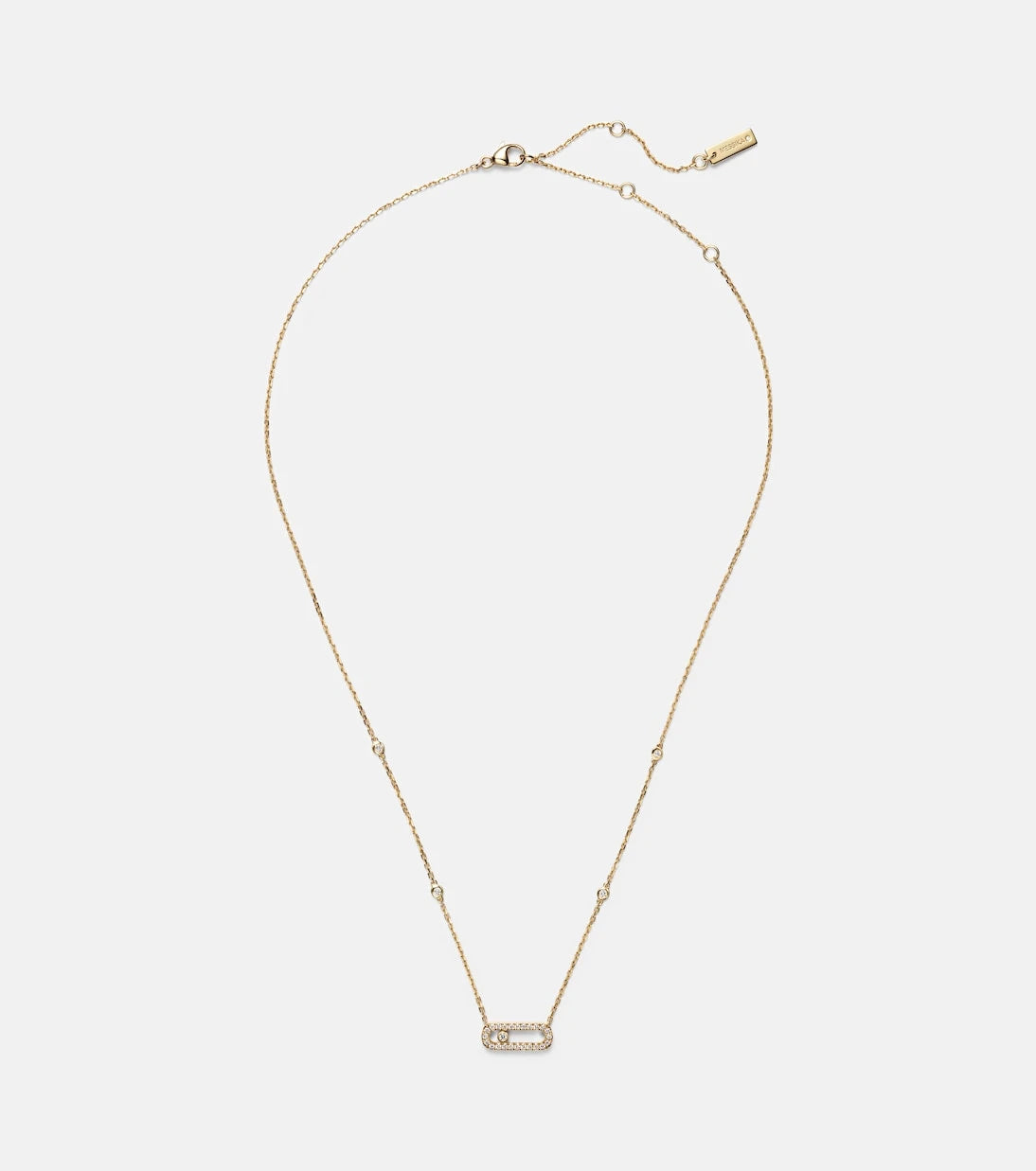 Messika - Move Uno 18kt gold necklace with diamonds