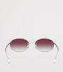 RB3767 Metal Oval Sunglasses