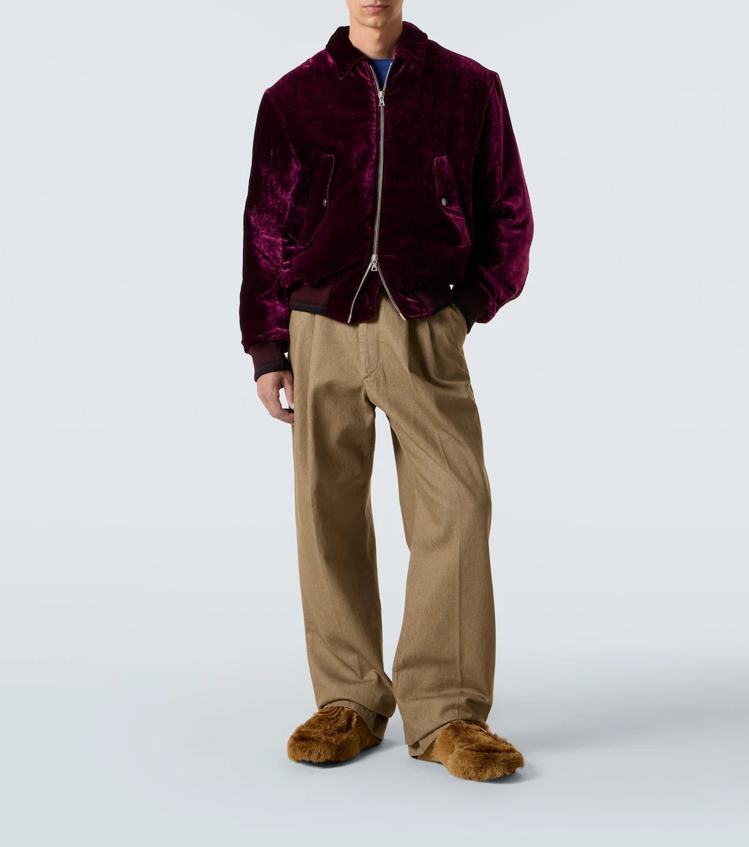 Dries Van Noten - Shearling clogs