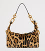 Brown Medium Leopard Sync Shoulder Bag