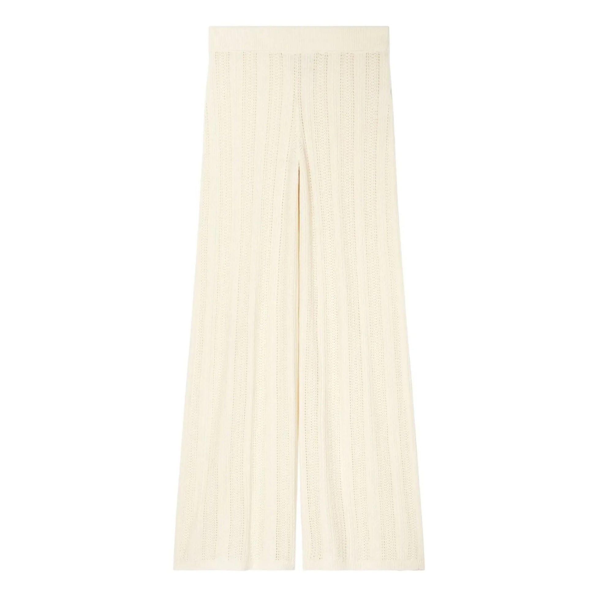Bompard - Pointelle Cashmere and Silk Pants | Natural