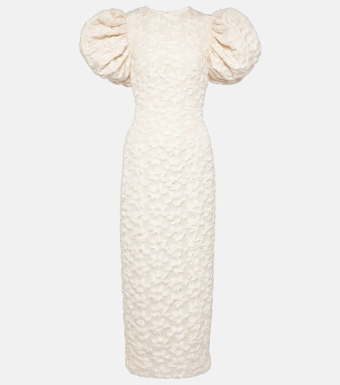 Rotate - Bridal floral jacquard midi dress