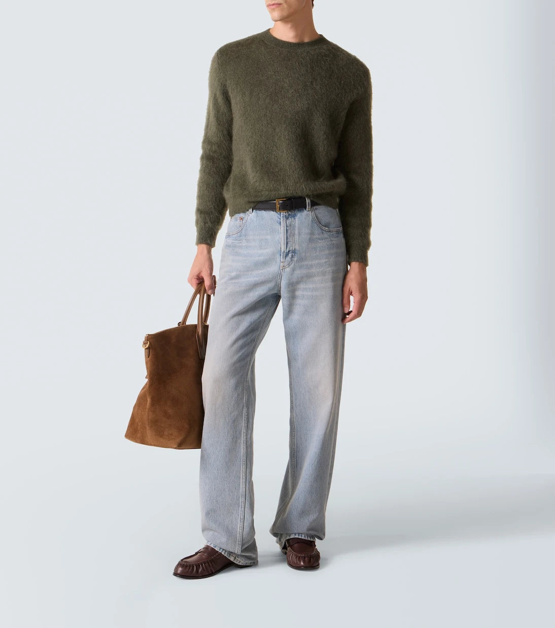 Saint Laurent - Le Loafer Supple leather penny loafers