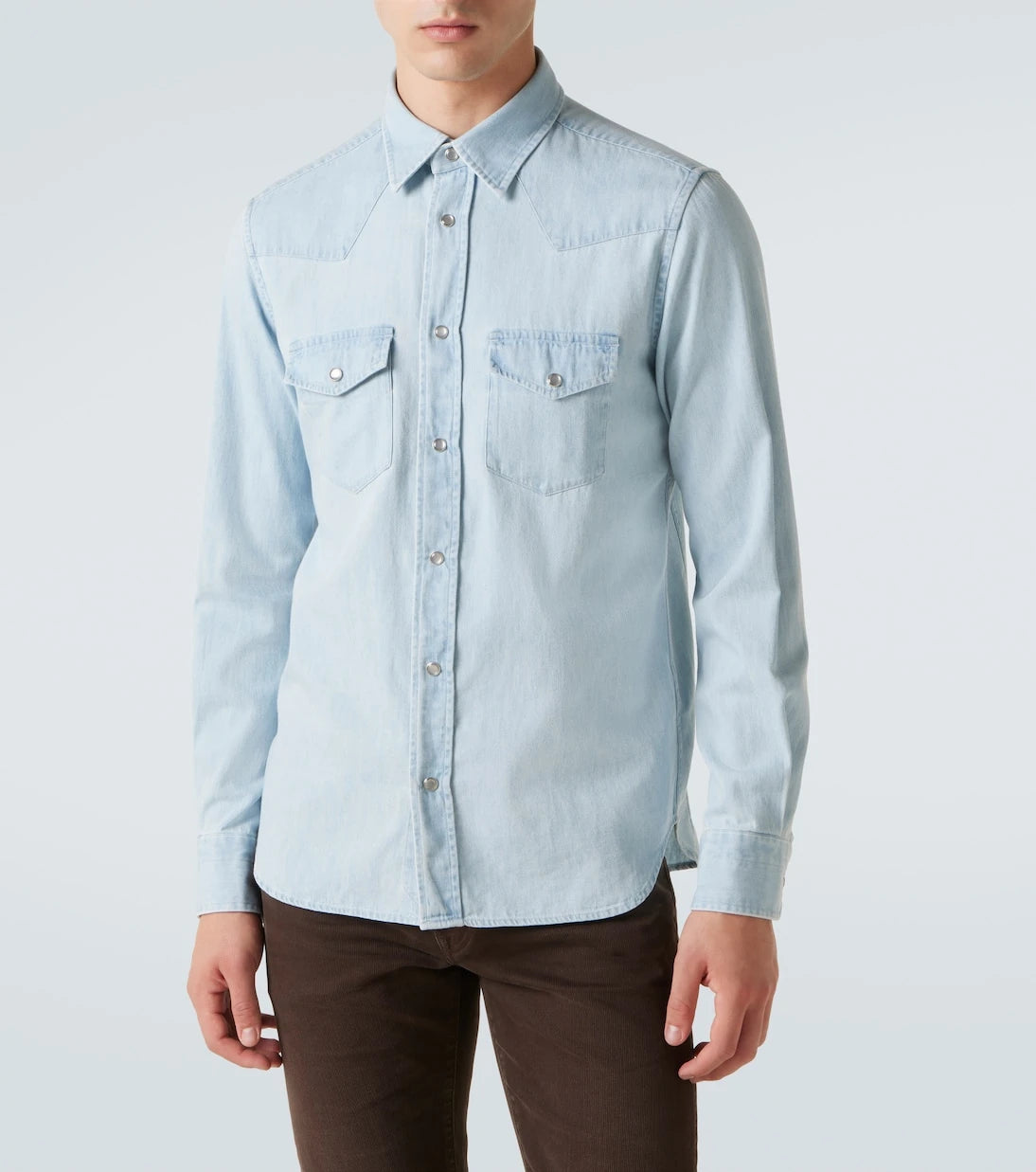 Tom Ford - Cotton chambray shirt