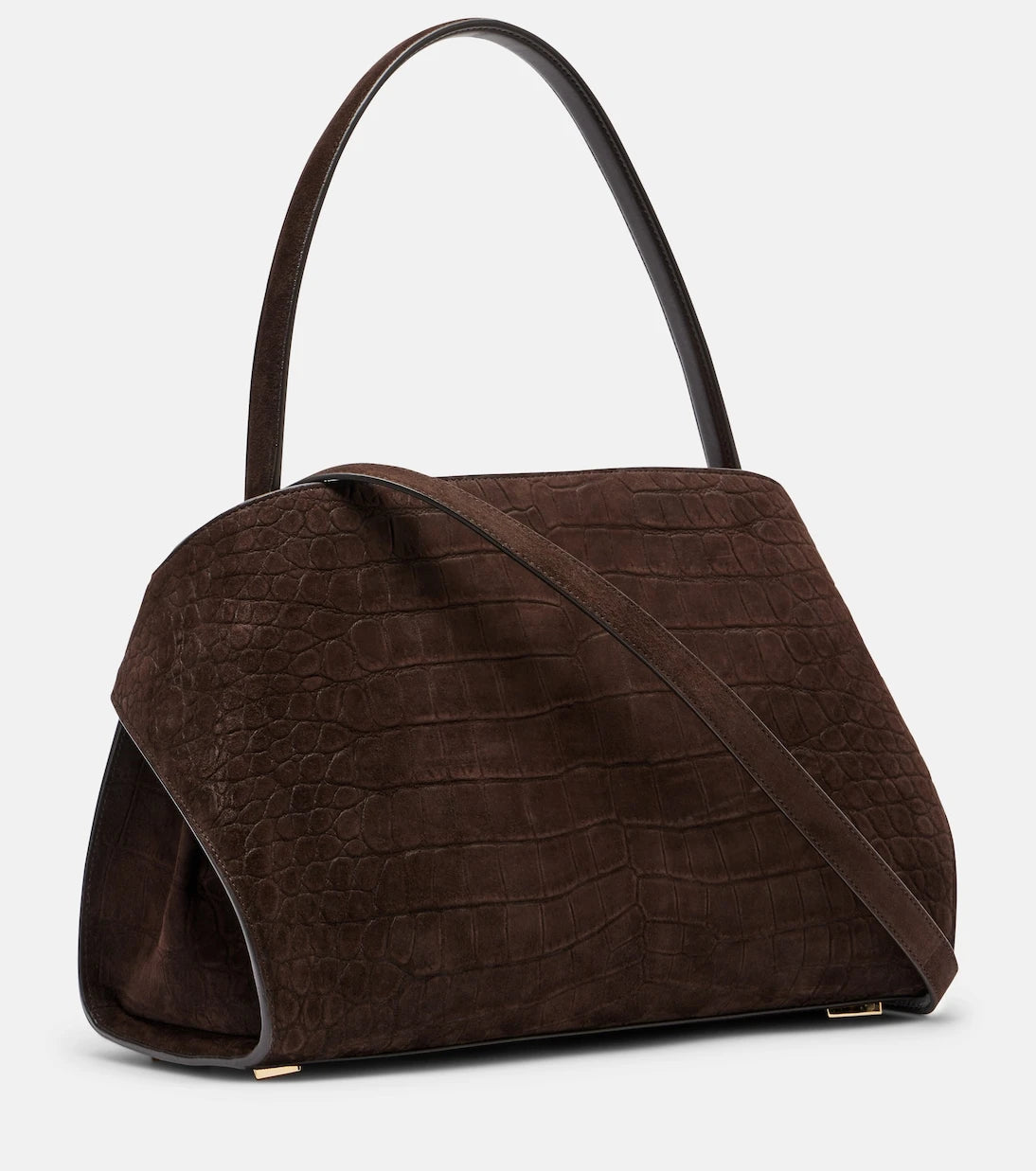 Ferragamo - Hug Small suede shoulder bag
