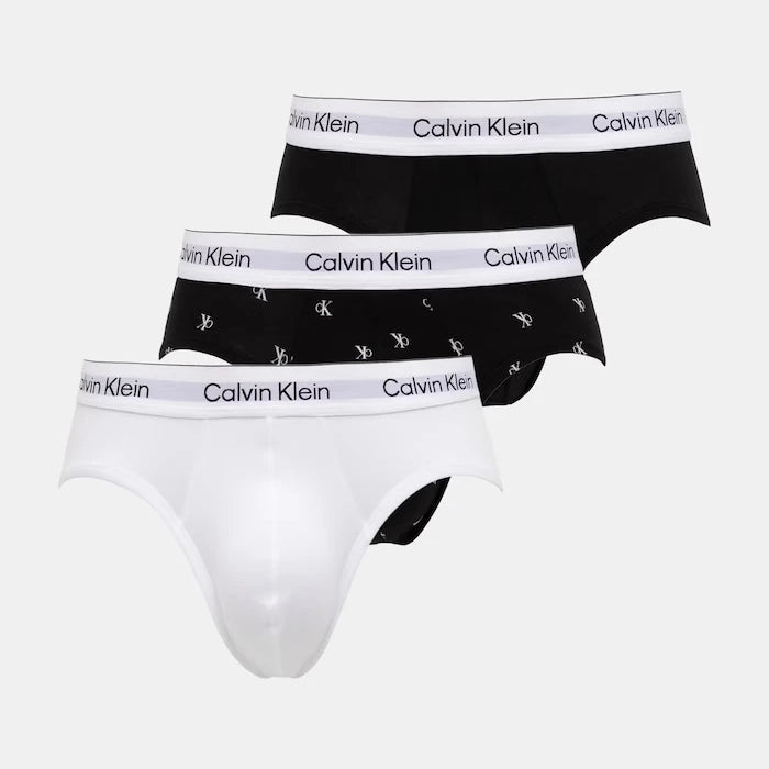 Calvin Klein Underwear Erkek Pamuklu Elastan Slip 3'lü