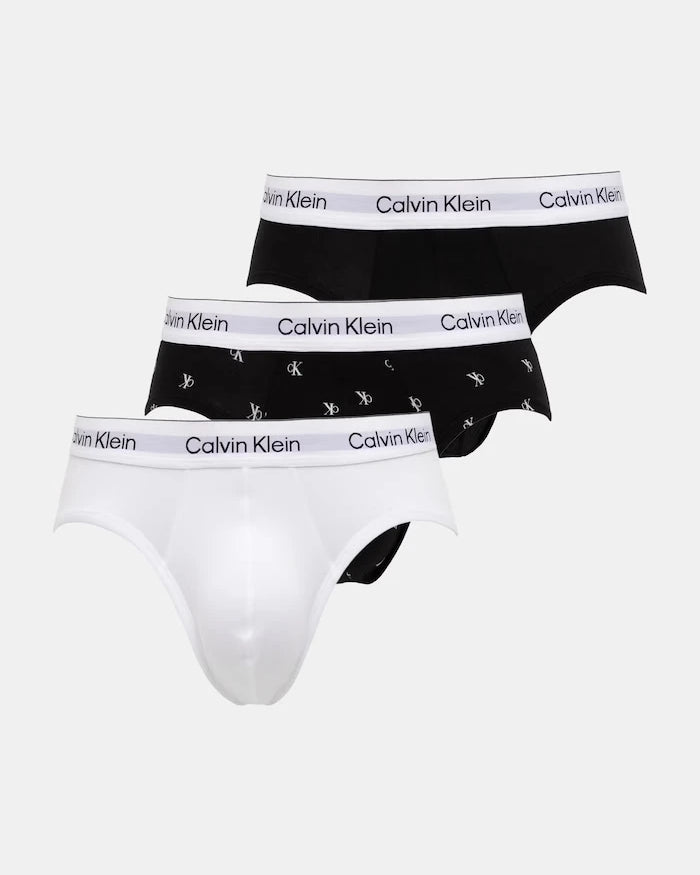 Calvin Klein Underwear Erkek Pamuklu Elastan Slip 3'lü