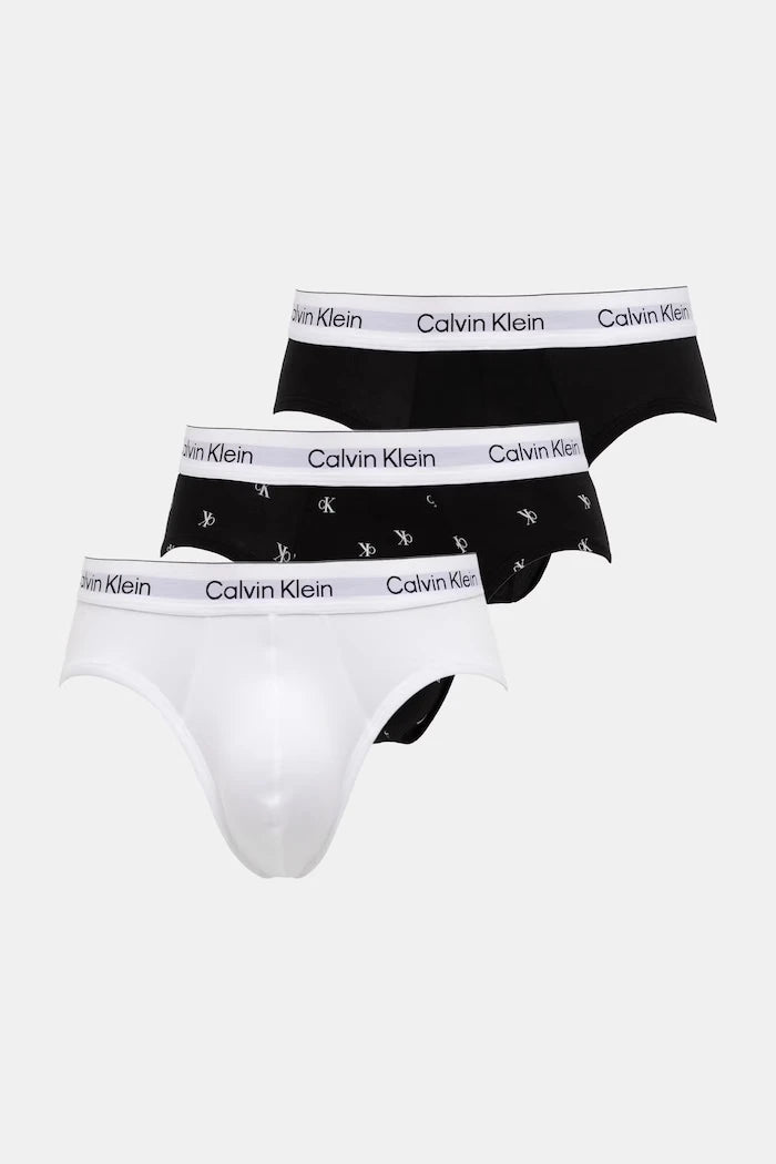 Calvin Klein Underwear Erkek Pamuklu Elastan Slip 3'lü
