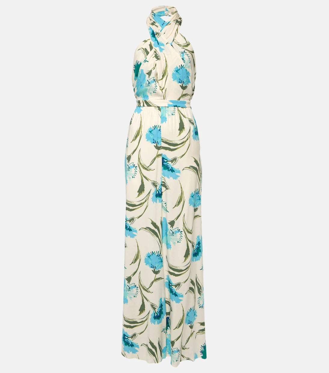 Diane von Furstenberg - Cort floral halterneck jumpsuit