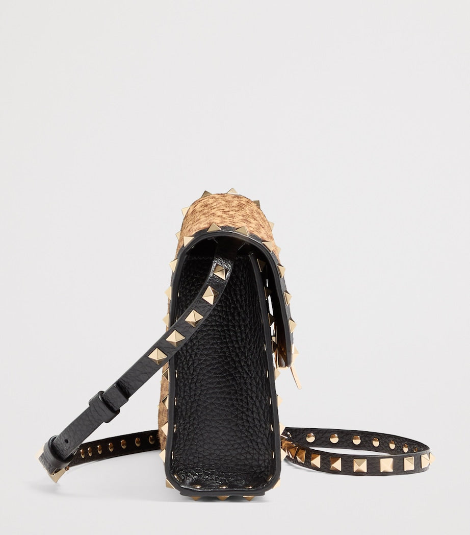 Small Leather Rockstud Shoulder Bag