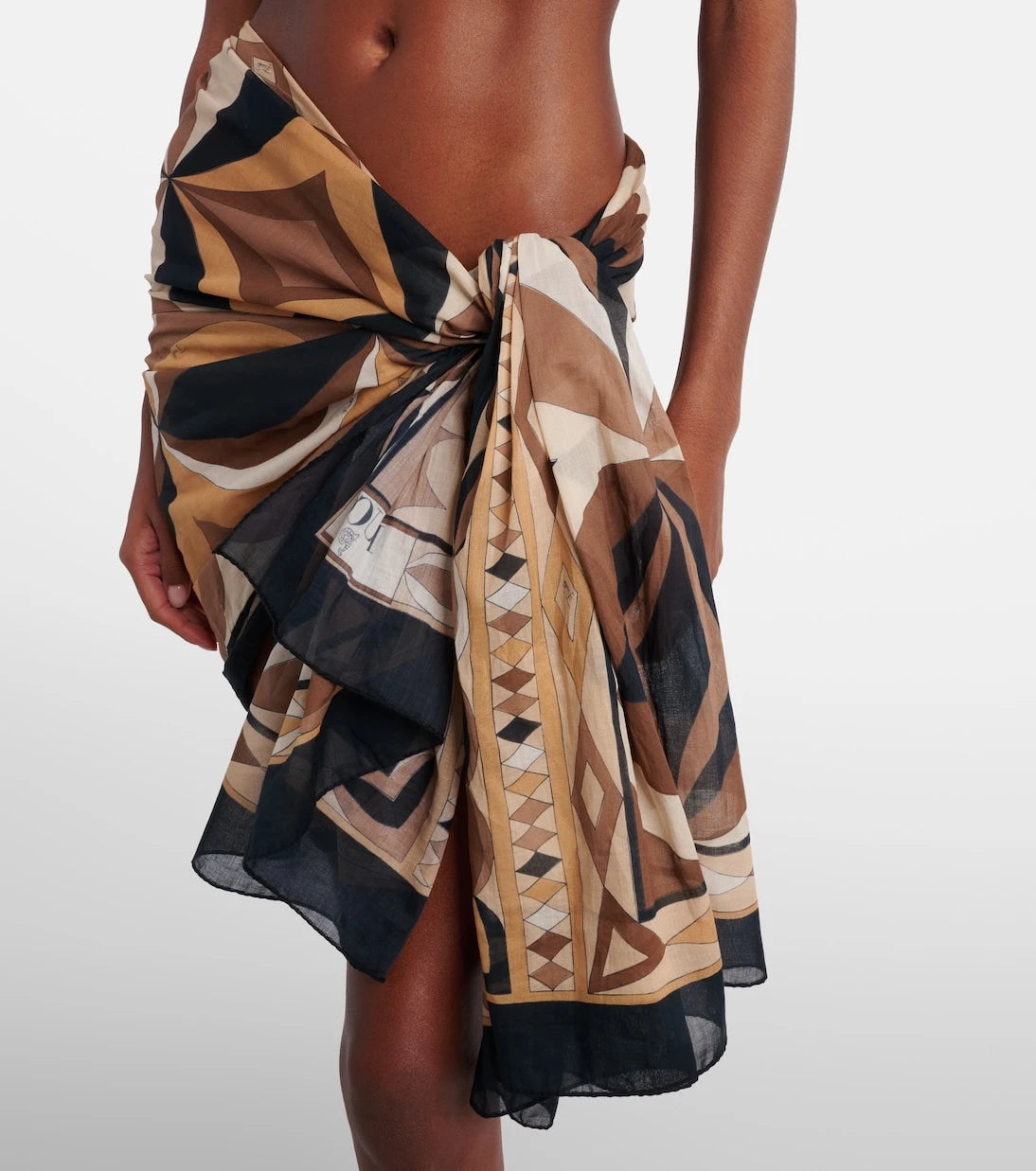 Pucci - Collane cotton beach cover-up