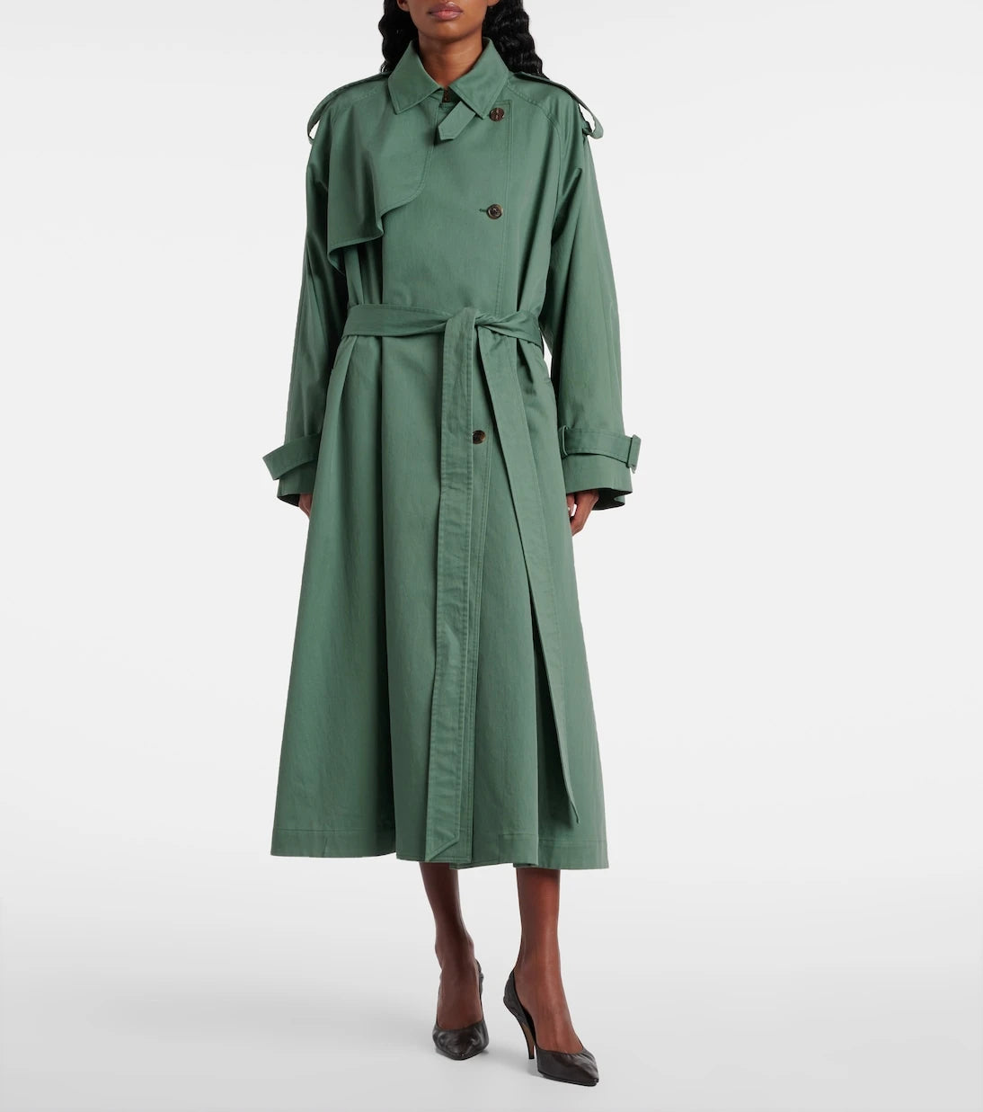 The Row - Domeka oversized cotton twill trench coat