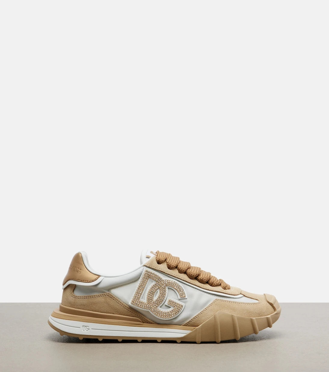 Dolce&Gabbana - DG Athletic suede-trimmed sneakers