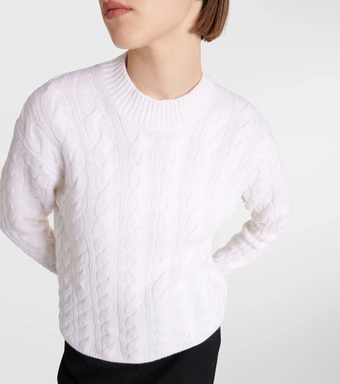 Vince - Cable-knit wool-blend sweater
