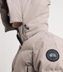 Canada Goose Beige Down Wyndham Parka