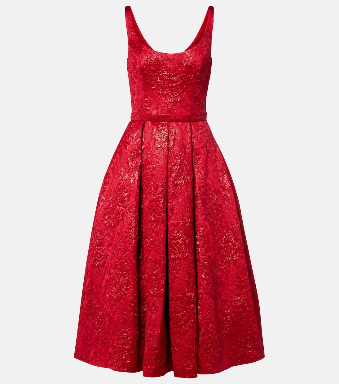 Safiyaa - Asher floral jacquard midi dress