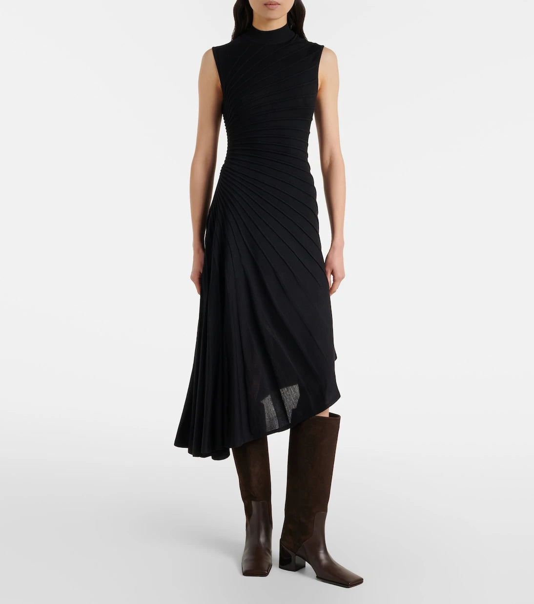 Alaïa - 55 leather knee-high boots