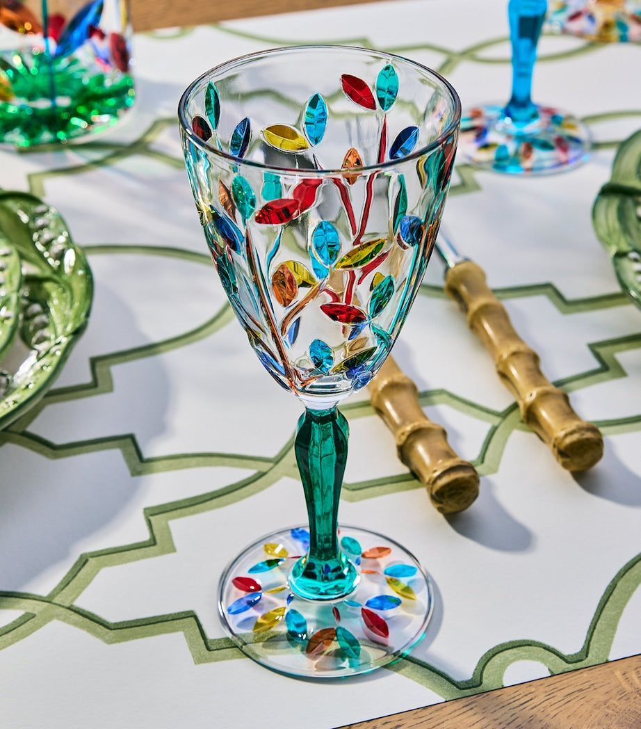 Set of Crystal Wine Glasses