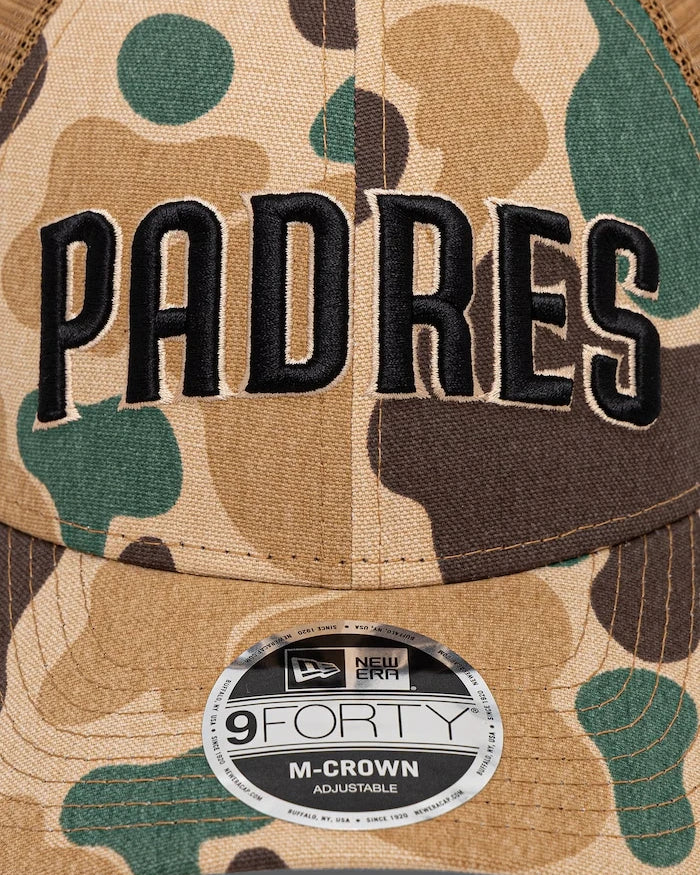 New Era trucker şapka WORDMARK CAMO 940 MC