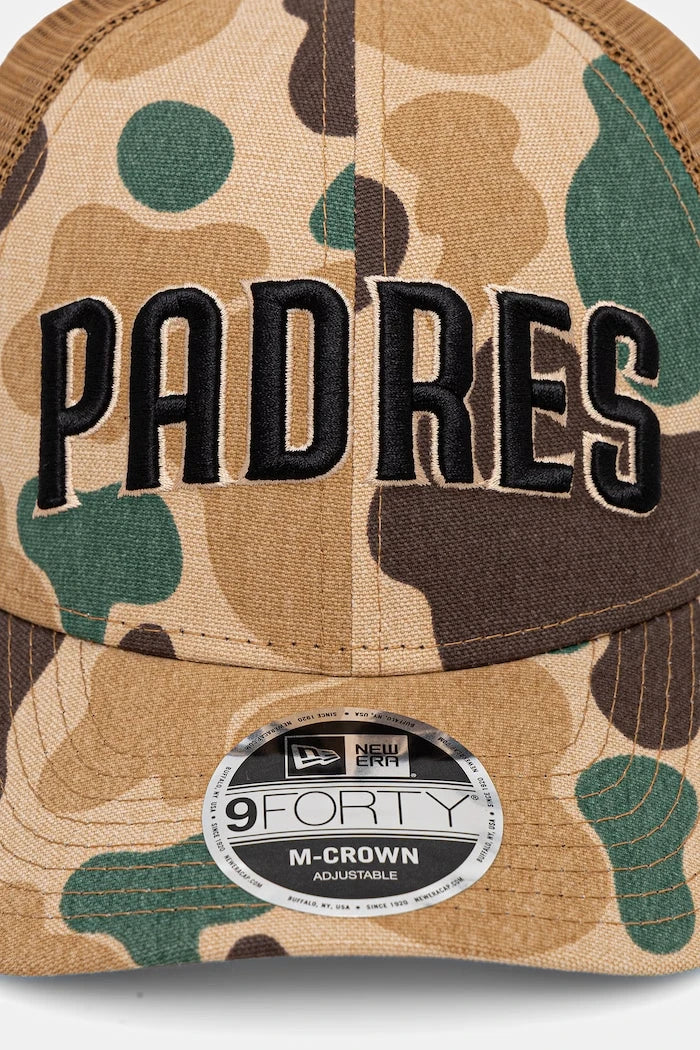 New Era шапка trucker WORDMARK CAMO 940 MC