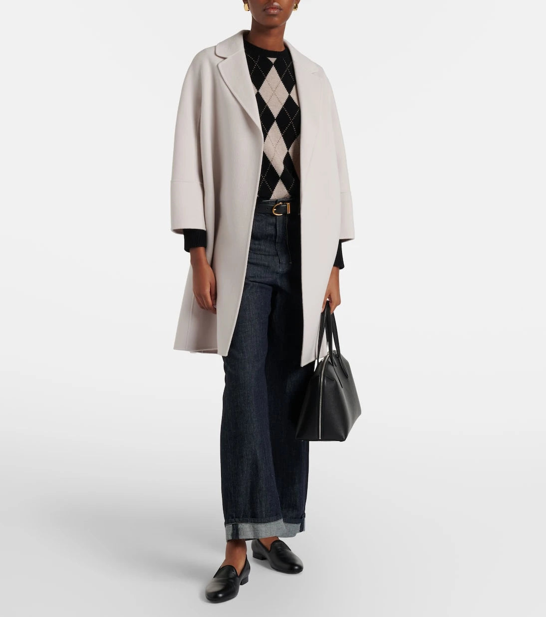 'S Max Mara - Arona virgin wool wrap coat